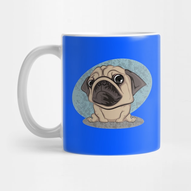 pug dog by amramna